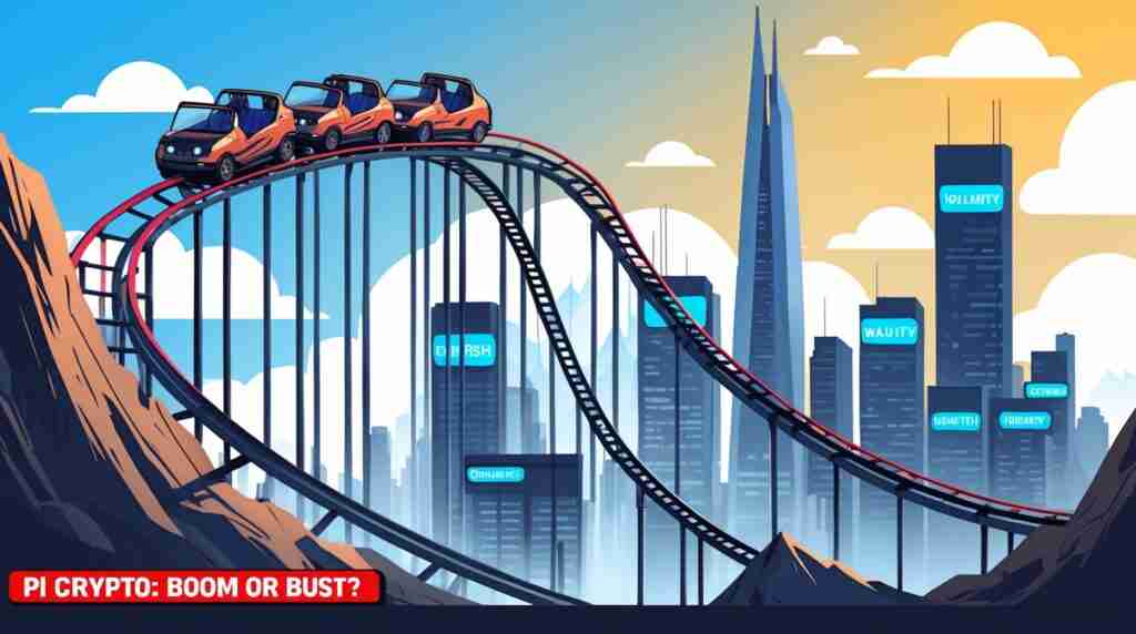 Pi Crypto的价值在2025年面临着巨大的湍流,这是由地毯拉的指控和大量令牌垃圾